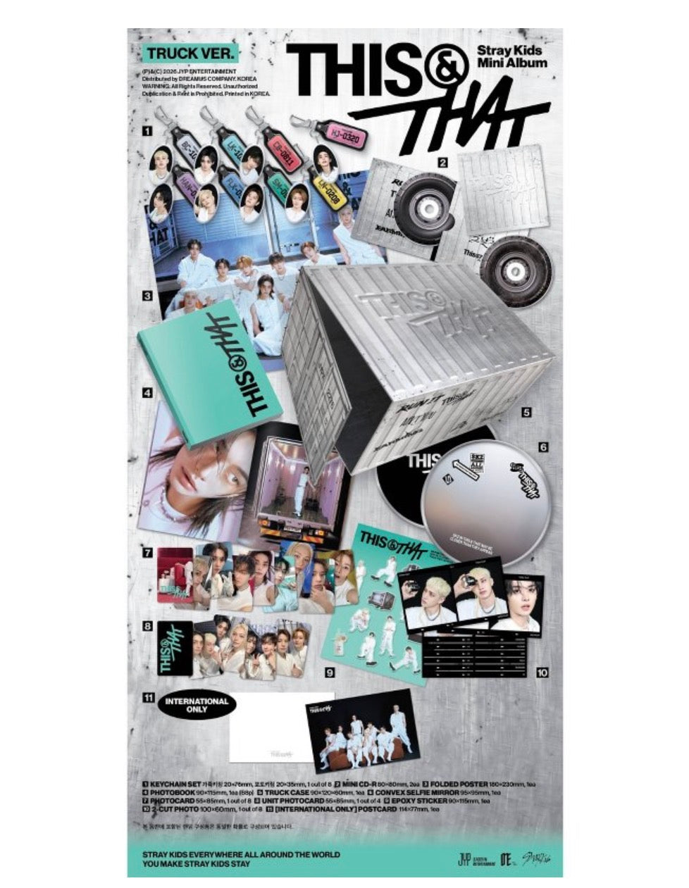 Stray Kids – THIS & THAT CD (Silver Box)