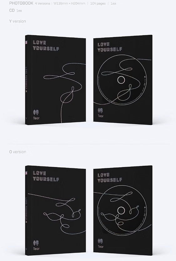 BTS – Love Yourself 轉 'Tear' (Y / O / U / R Ver.)