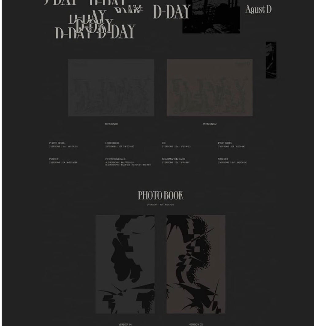 SUGA (BTS) – Agust D 'D-DAY' (Ver. 02)