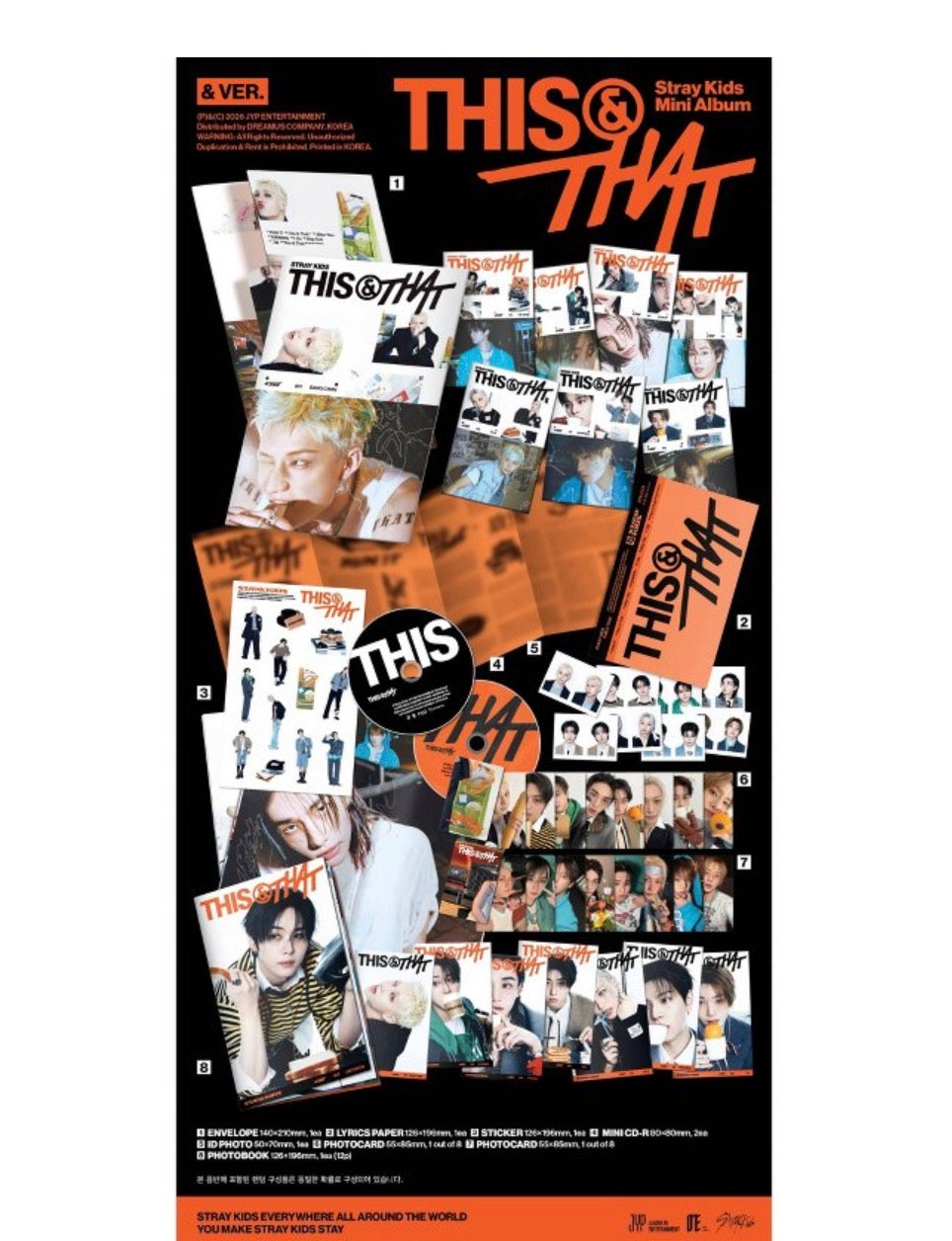 Stray Kids – THIS & THAT CD (Member Cover)