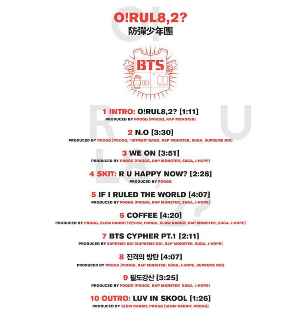 BTS – O!RUL8,2?