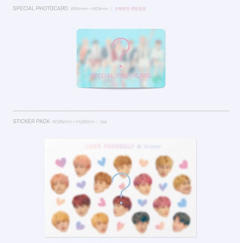 BTS – Love Yourself 結 'Answer' (S / E / L / F Ver.)