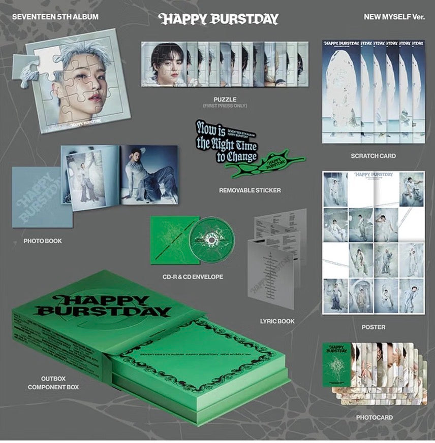 SEVENTEEN – 5th Album 'HAPPY BURSTDAY' (NEW BURSTDAY Ver.)