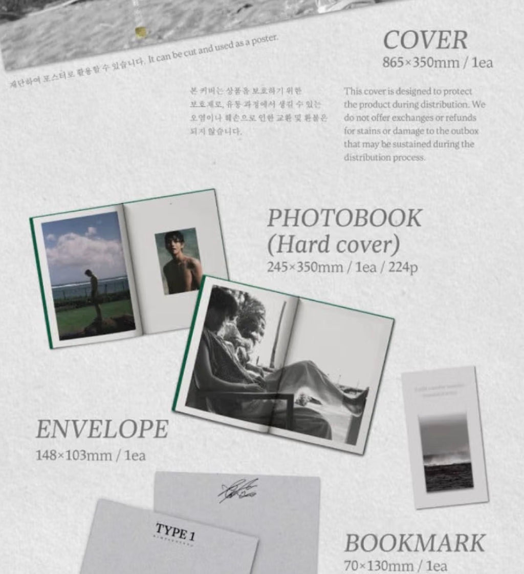 BTS V – TYPE 1 Photobook (Kim Taehyung)