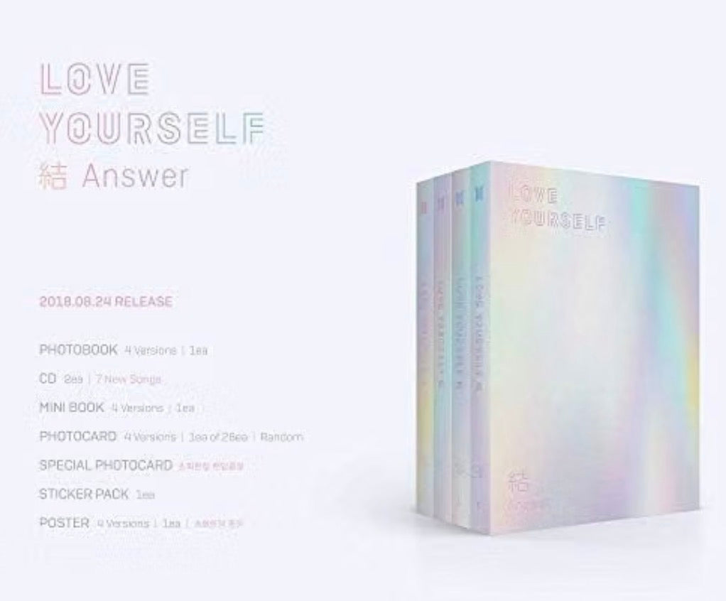 BTS – Love Yourself 結 'Answer' (S / E / L / F Ver.)