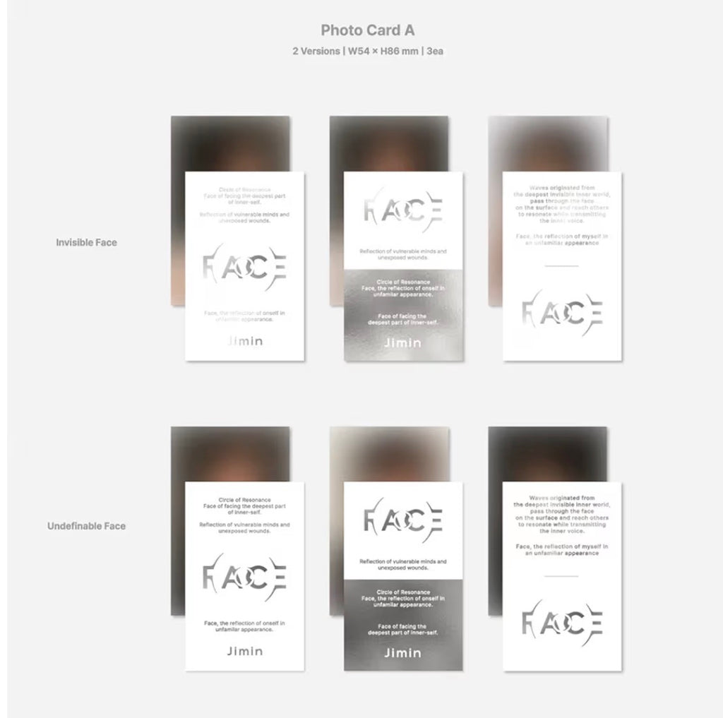 Jimin (BTS) – FACE (Invisible Face Ver.)